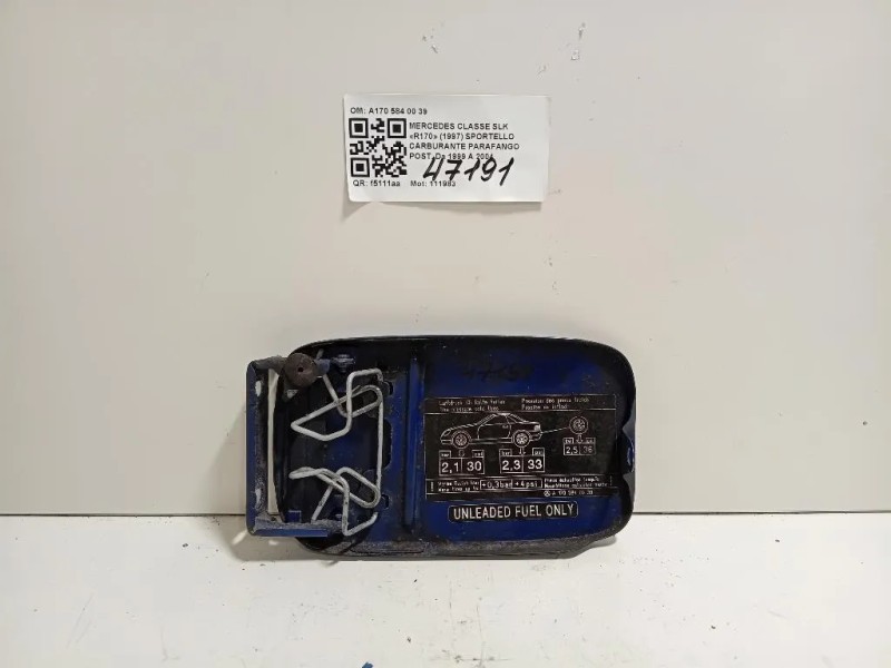 Sportello Carburante Parafango POST A170 584 00 39 Mercedes Classe SLK R170 1997
