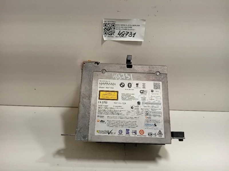 Navigatore Satellitare 931875001 Bmw Serie 5 F10 Berlina 2012