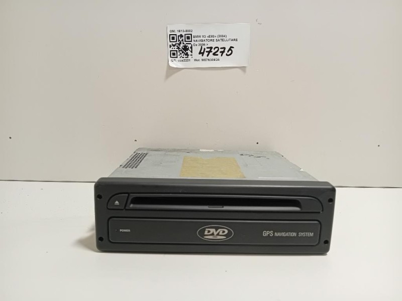 Navigatore Satellitare 1613-0002 Bmw X3 E83 2004