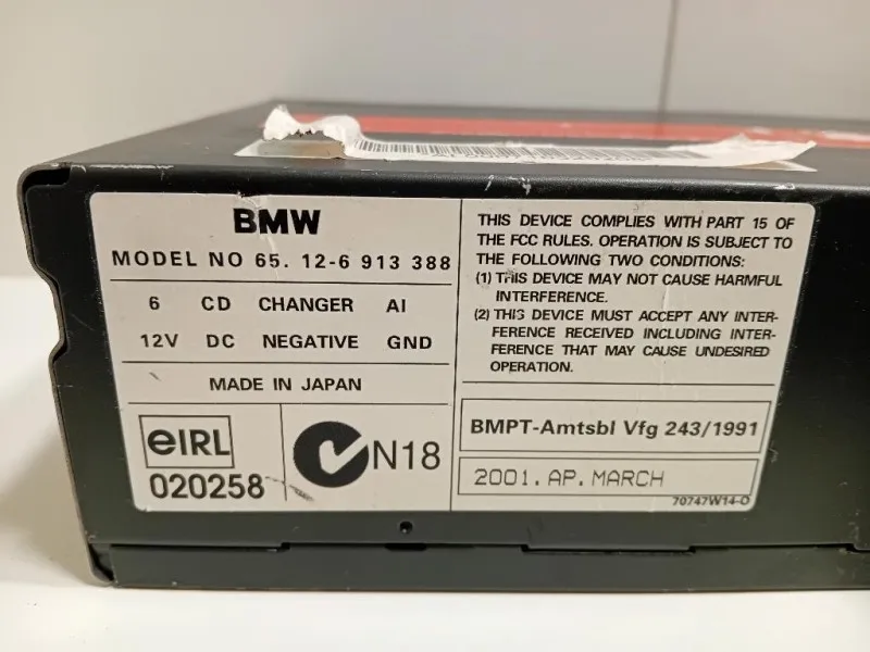 Navigatore Satellitare 65312-6 913 388 Bmw X5 E53 2000