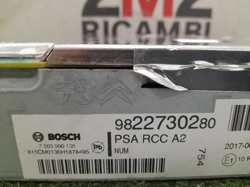 Navigatore Satellitare 9822730280 Citroen C4 Grand Picasso II 2016