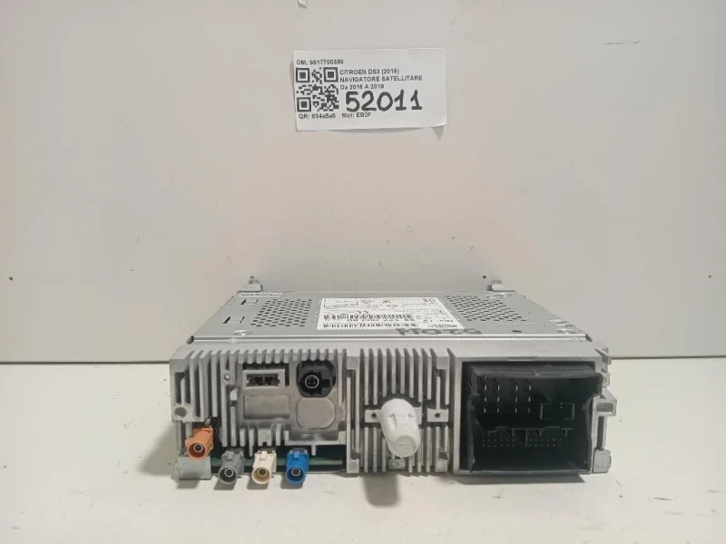Navigatore Satellitare 9817700380 Citroen DS3 2016