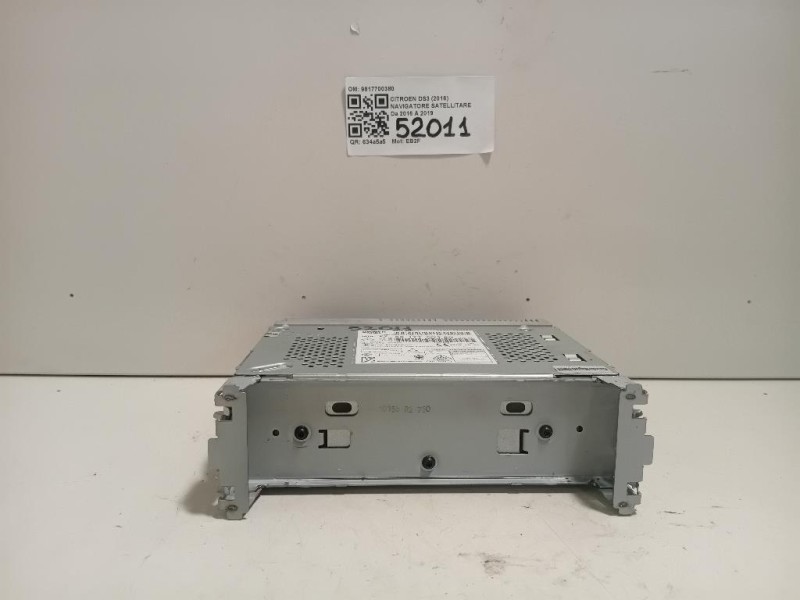 Navigatore Satellitare 9817700380 Citroen DS3 2016