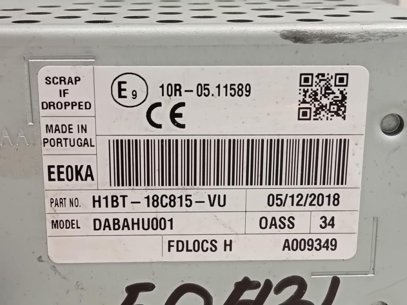 Navigatore Satellitare H1BT-18C815-VU Ford Fiesta VII 2017