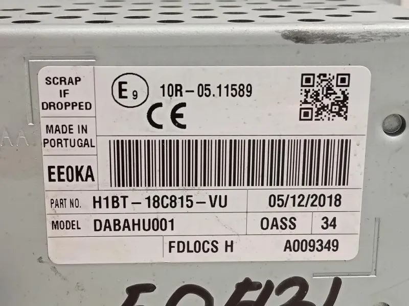 Navigatore Satellitare H1BT-18C815-VU Ford Fiesta VII 2017