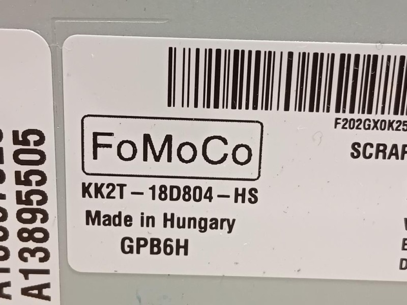 Navigatore Satellitare KK2T-18D804-HS Ford Transit Custom I 2013