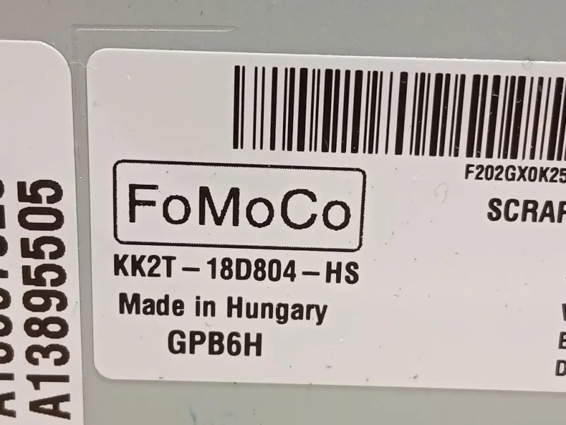 Navigatore Satellitare KK2T-18D804-HS Ford Transit Custom I 2013