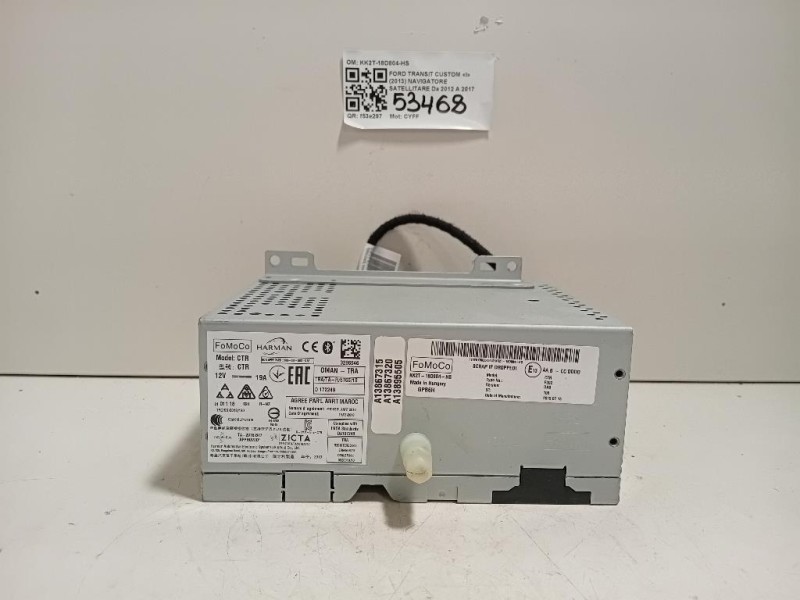 Navigatore Satellitare KK2T-18D804-HS Ford Transit Custom I 2013