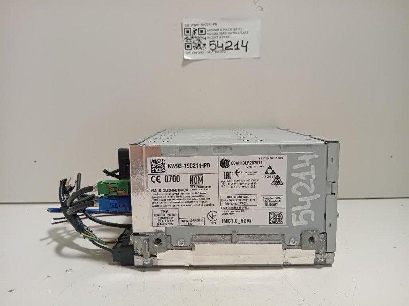 Navigatore Satellitare KW93-19C211-PB Jaguar E-pace 2017