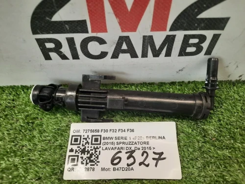 Spruzzatore Lavafari DX 7275658 F30 F32 F34 F36 Bmw Serie 1 F20 Berlina 2015