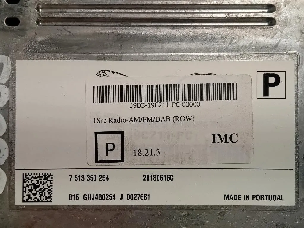 Navigatore Satellitare 7513350254 Jaguar XE 2015