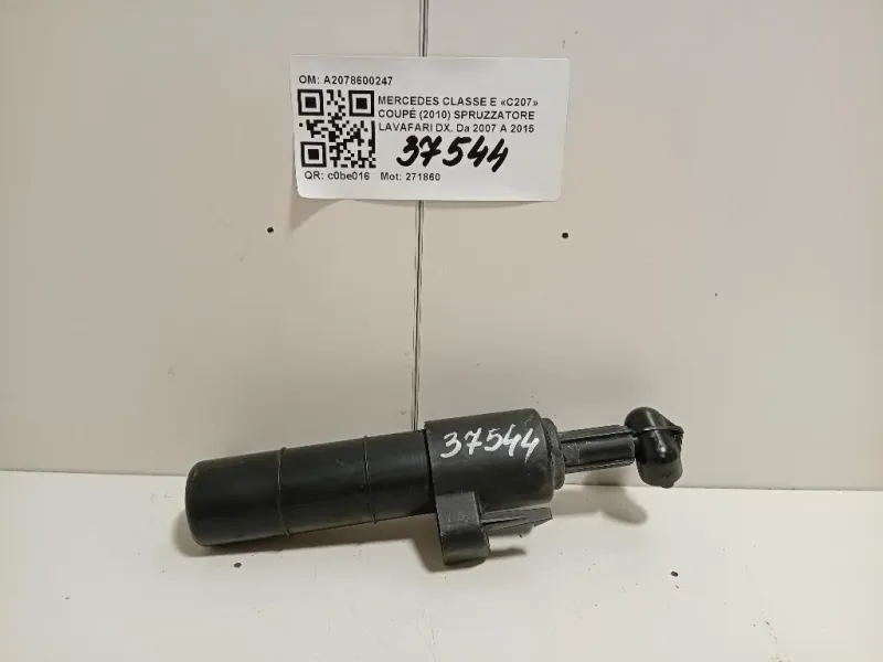 Spruzzatore Lavafari DX A2078600247 Mercedes Classe E C207 Coupé 2010