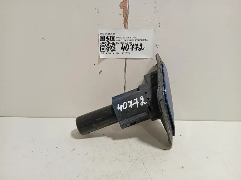 Spruzzatore Lavafari DX 95217681 Opel Mokka 2013