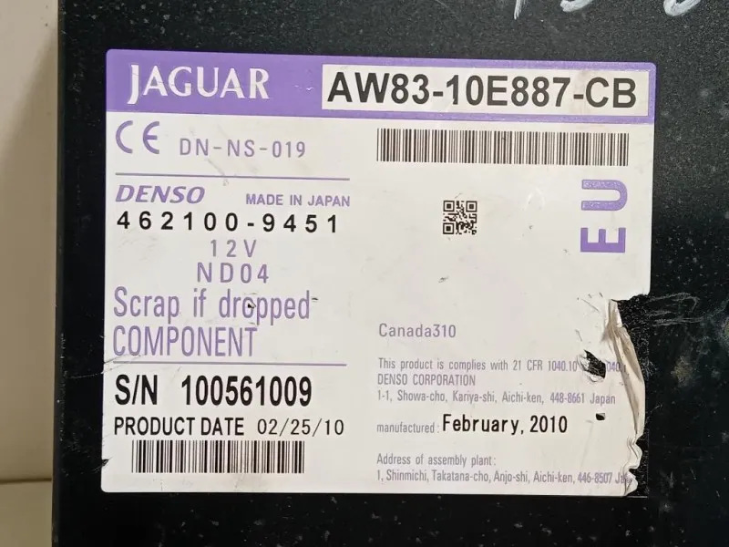 Navigatore Satellitare AW83-10E887-CB Jaguar XF I 2008