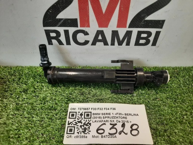 Spruzzatore Lavafari SX 7275657 F30 F32 F34 F36 Bmw Serie 1 F20 Berlina 2015