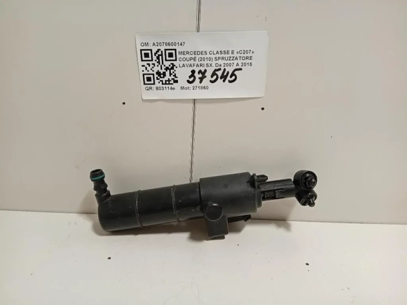 Spruzzatore Lavafari SX A2078600147 Mercedes Classe E C207 Coupé 2010