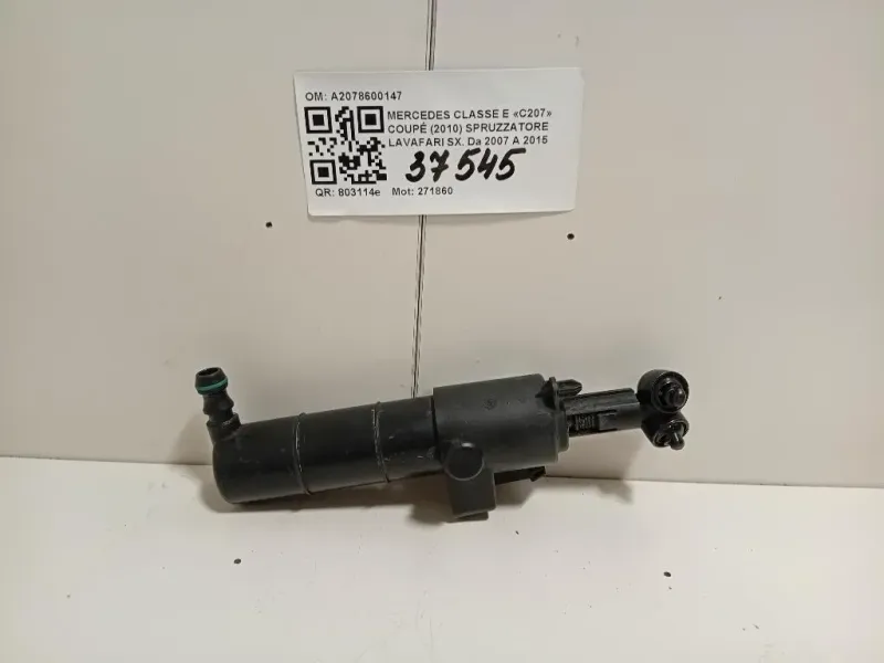 Spruzzatore Lavafari SX A2078600147 Mercedes Classe E C207 Coupé 2010