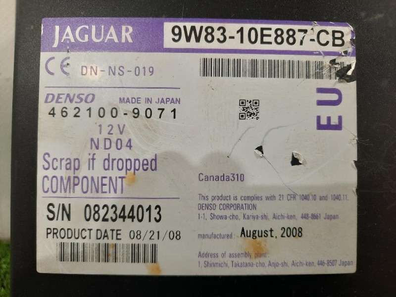 Navigatore Satellitare 9W8310E887CA Jaguar XF I 2008