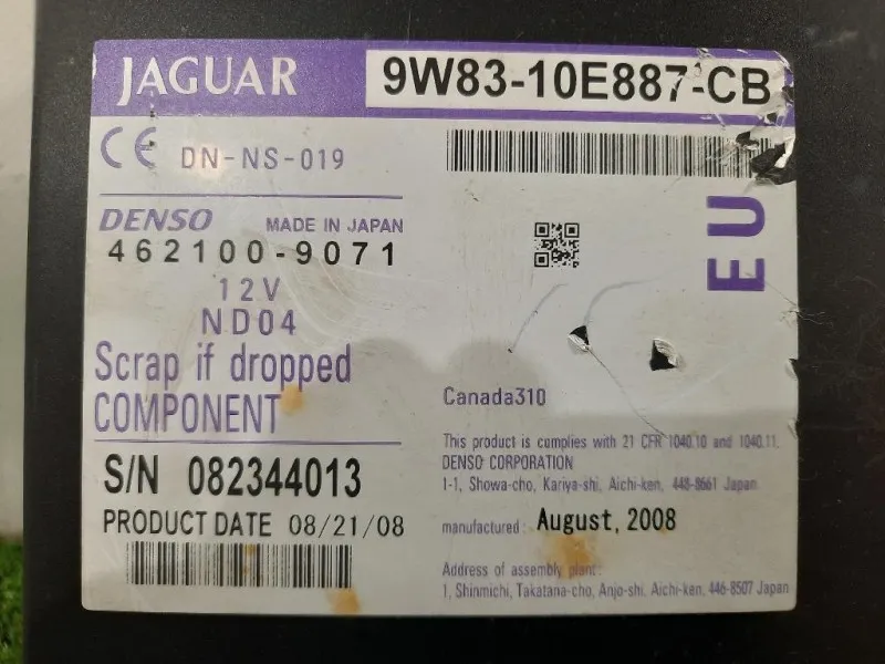 Navigatore Satellitare 9W8310E887CA Jaguar XF I 2008