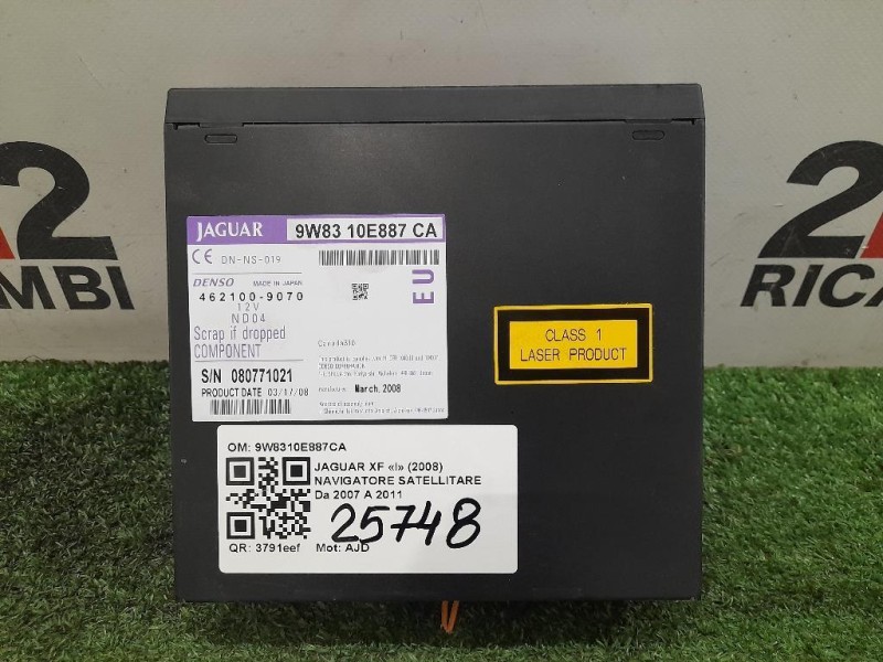 Navigatore Satellitare 9W8310E887CA Jaguar XF I 2008