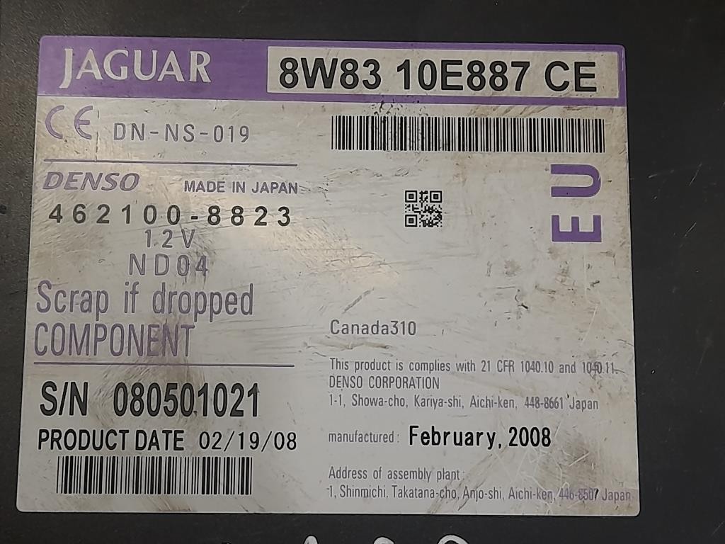 Navigatore Satellitare 8W8310E887CE Jaguar XF I 2008