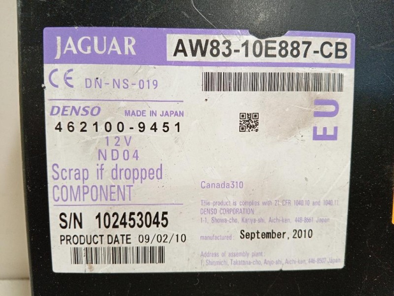 Navigatore Satellitare AW83-10E887-CB Jaguar XF I 2011