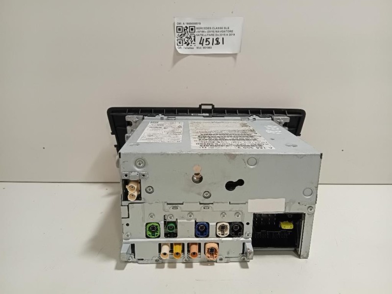 Navigatore Satellitare A 1669009519 Mercedes Classe GLE W166 2015