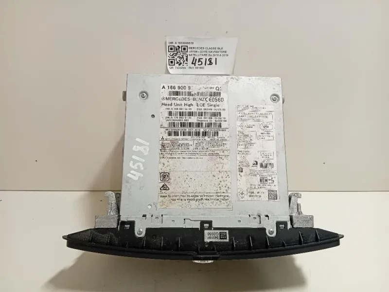 Navigatore Satellitare A 1669009519 Mercedes Classe GLE W166 2015