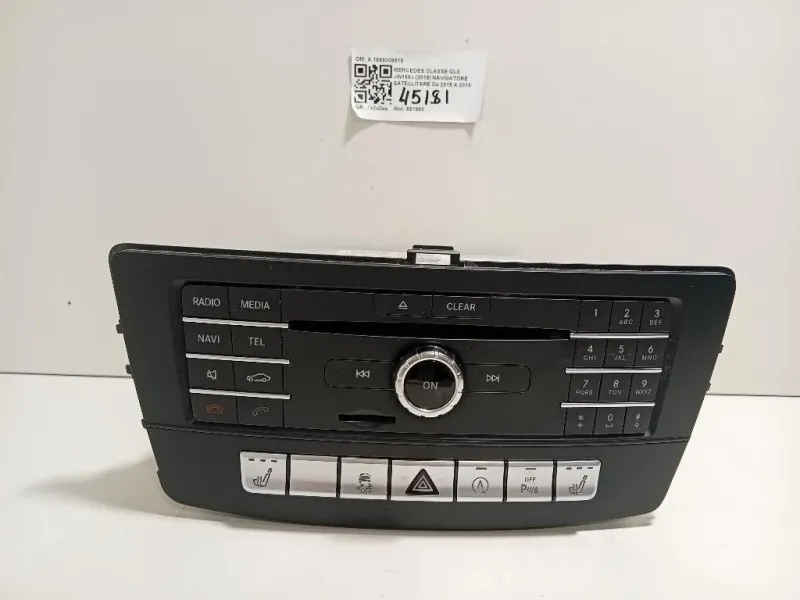 Navigatore Satellitare A 1669009519 Mercedes Classe GLE W166 2015