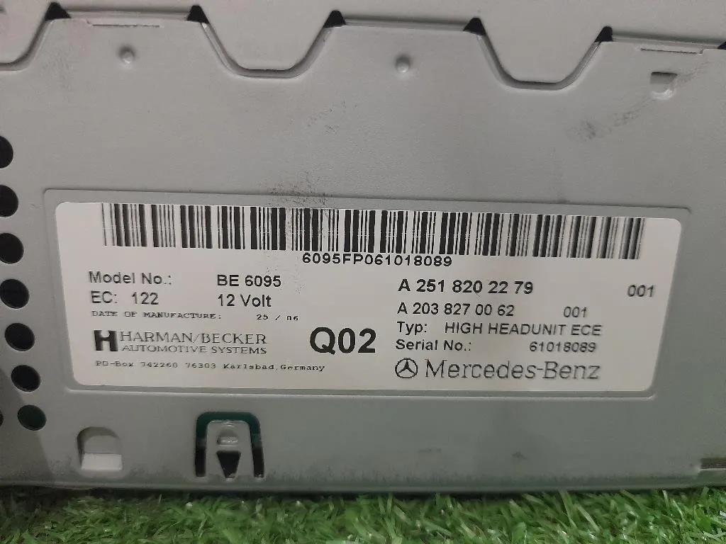 Navigatore Satellitare A2518202279 Mercedes Classe R W251 2006