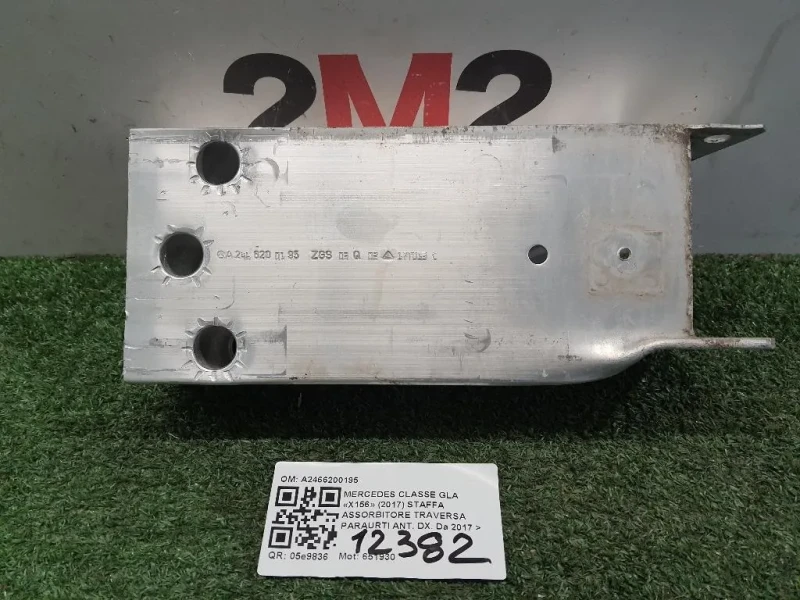 Staffa Assorbitore Traversa Paraurti ANT DX A2466200195 DX Mercedes Classe GLA X156 2017