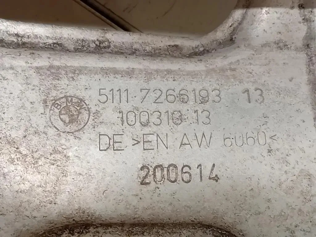 Staffa Assorbitore Traversa Paraurti ANT SX 5111 7266193-13 Bmw Serie 1 F20 Berlina 2012