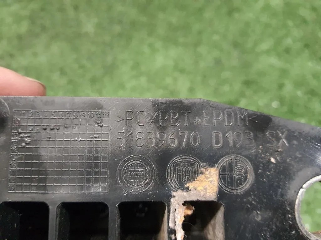 Staffa Assorbitore Traversa Paraurti ANT SX 51839670 SX Lancia Ypsilon III 2011