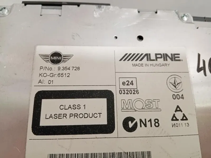 Navigatore Satellitare NAVIGATORE SATELLITARE Mini MINI Cooper R56 2007