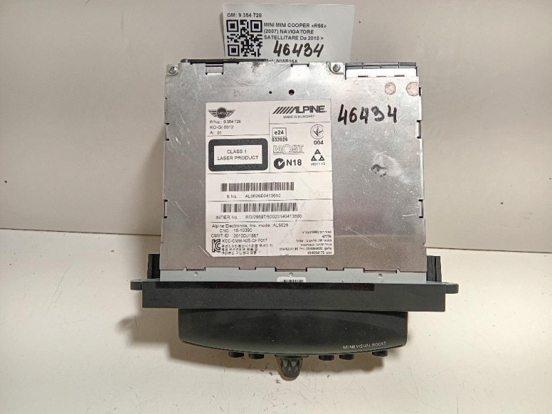 Navigatore Satellitare NAVIGATORE SATELLITARE Mini MINI Cooper R56 2007