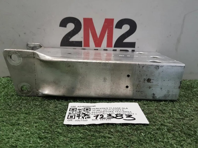 Staffa Assorbitore Traversa Paraurti ANT SX A2466200295 SX Mercedes Classe GLA X156 2017