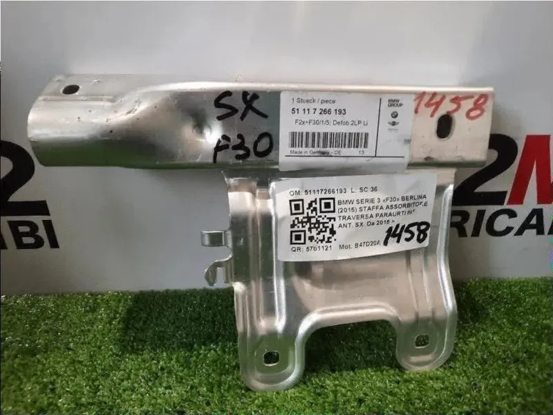 Staffa Assorbitore Traversa Paraurti INF ANT SX 51117266193 F20 F31 Bmw Serie 3 F30 Berlina 2015