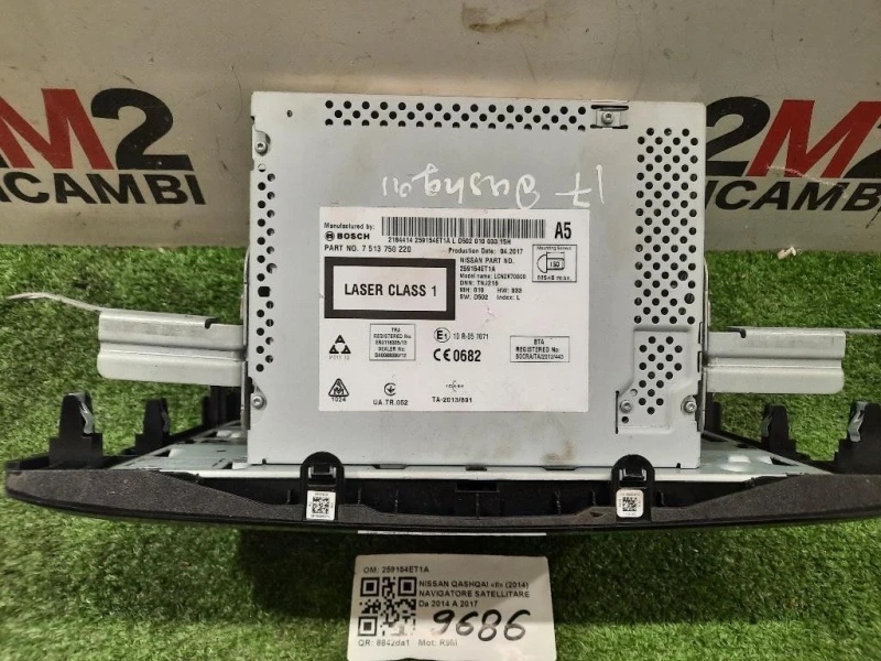 Navigatore Satellitare 259154ET1A Nissan Qashqai II 2014