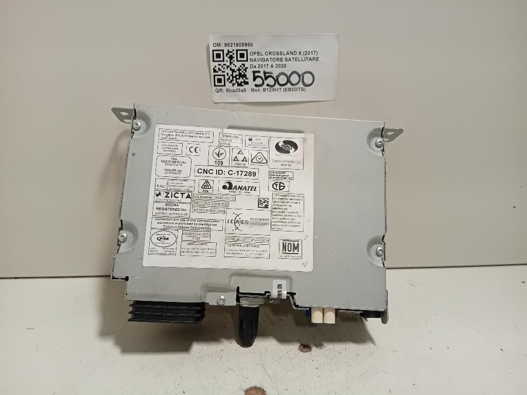 Navigatore Satellitare 9821908980 Opel Crossland X 2017