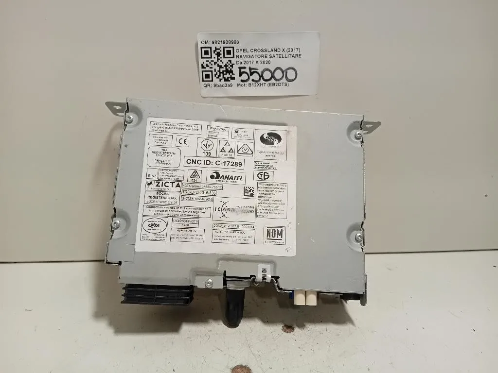 Navigatore Satellitare 9821908980 Opel Crossland X 2017