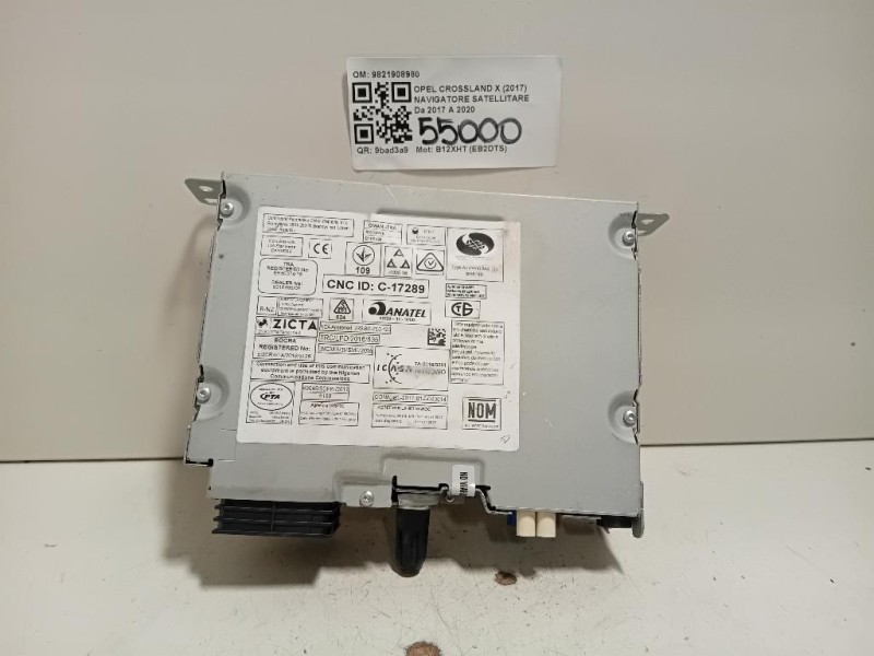 Navigatore Satellitare 9821908980 Opel Crossland X 2017