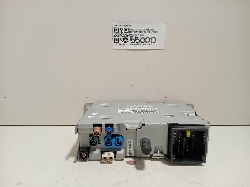 Navigatore Satellitare 9821908980 Opel Crossland X 2017