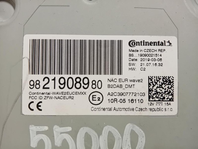 Navigatore Satellitare 9821908980 Opel Crossland X 2017