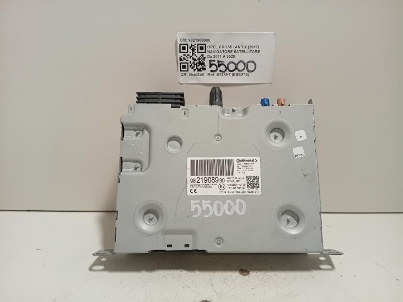 Navigatore Satellitare 9821908980 Opel Crossland X 2017