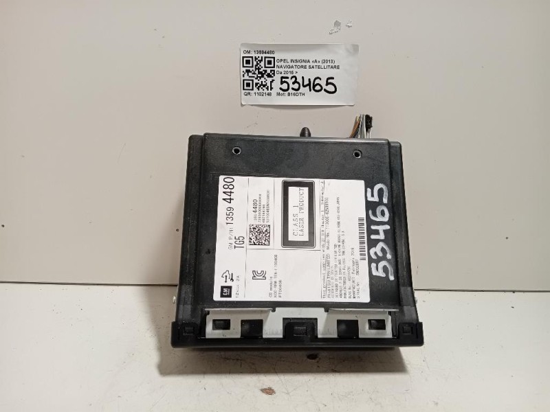 Navigatore Satellitare 13594480 Opel Insignia A 2013