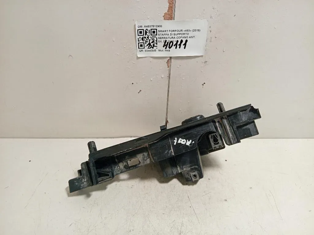 Staffa DI Supporto Serratura Cofano ANT SX A4537512900 Smart Forfour 453 2015