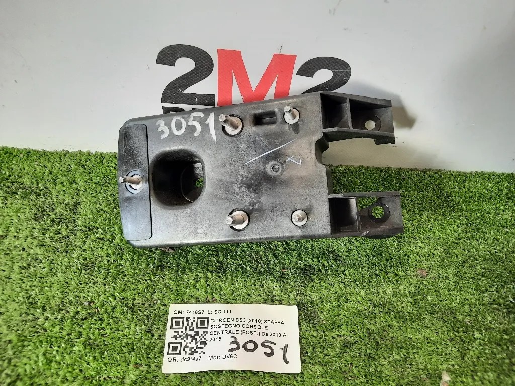 Staffa Sostegno Console Centrale POST 7416S7 Citroen DS3 2010