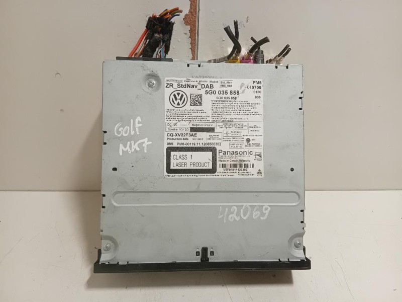 Navigatore Satellitare 5G0 035 858 5G0035858 Volkswagen GOLF VII 2013