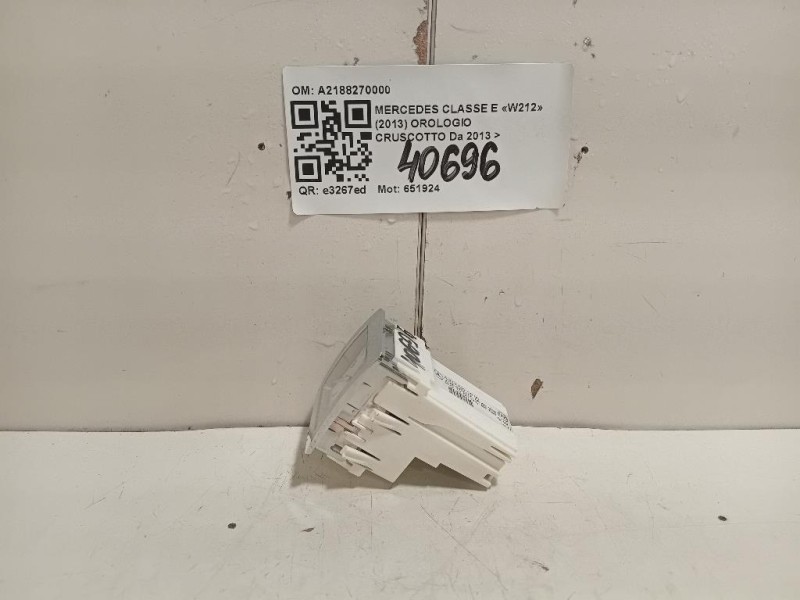 Orologio Cruscotto A2188270000 Mercedes Classe E W212 2013