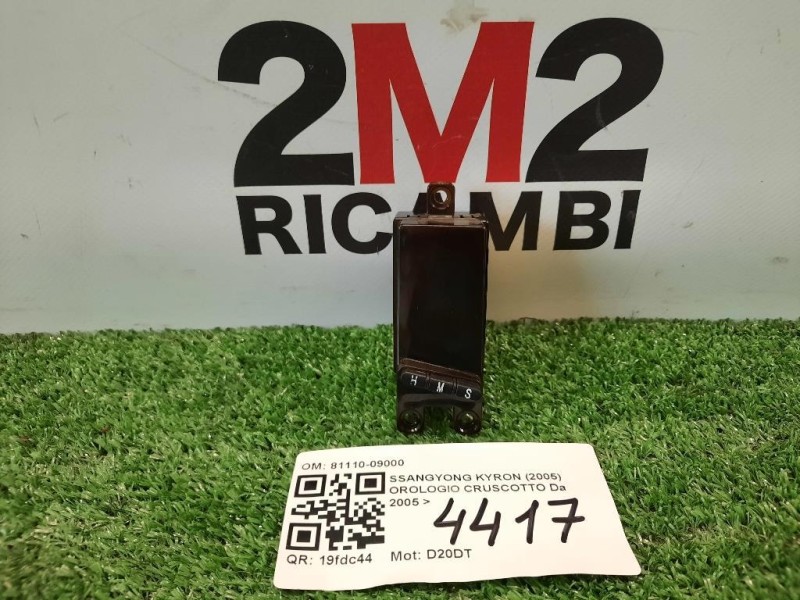 Orologio Cruscotto 81110-09000 Ssangyong Kyron 2005